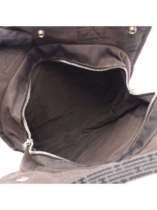 Hermes Backpack Her Line a Dos MM Gray Canvas main image 4